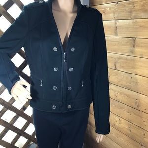 White and black house market jacket